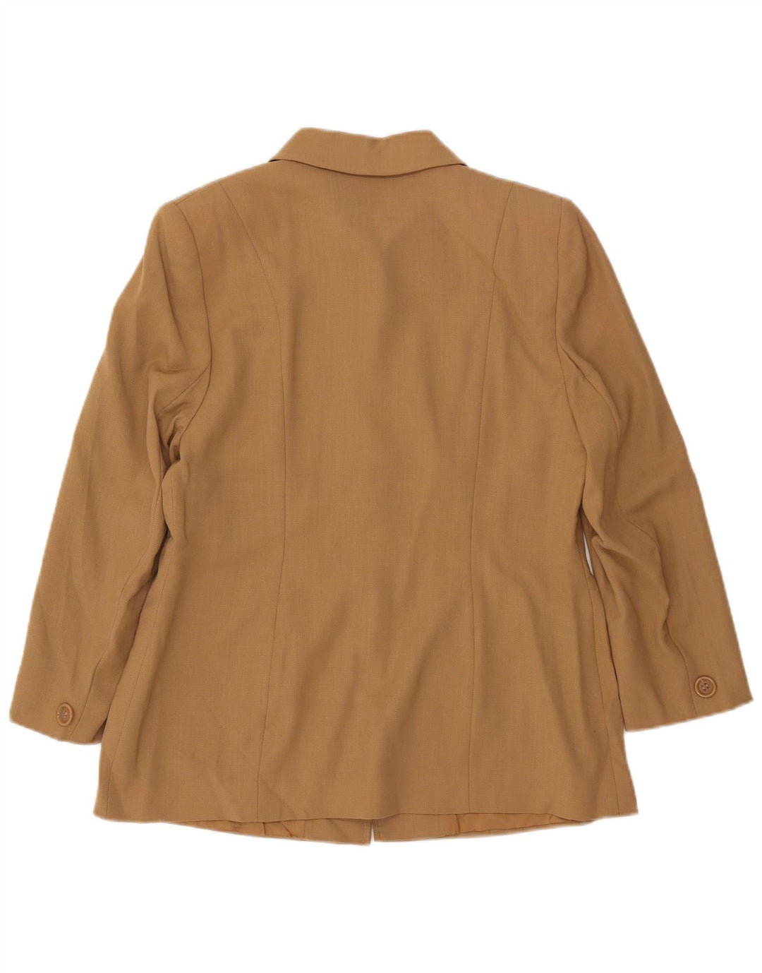 Женский пиджак на 5 пуговицах MARKS & SPENCER, Великобритания, 16, большой, бежевый, шерстяной