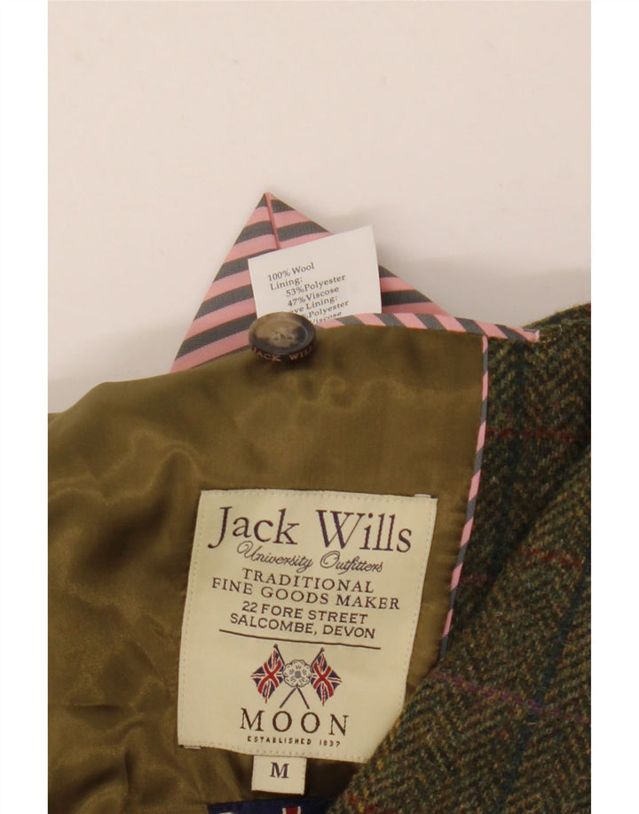 Мужской пиджак Jack Wills с 3 пуговицами, Великобритания 38, средний зеленый шерстяной