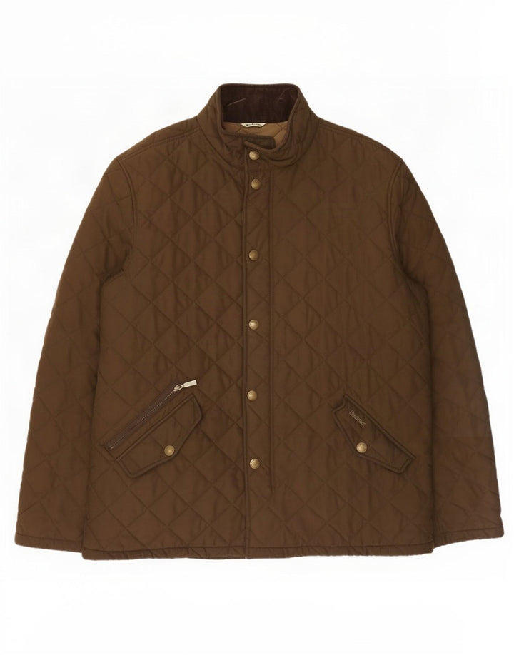 Мужская стеганая куртка Barbour UK 42 XL коричневая