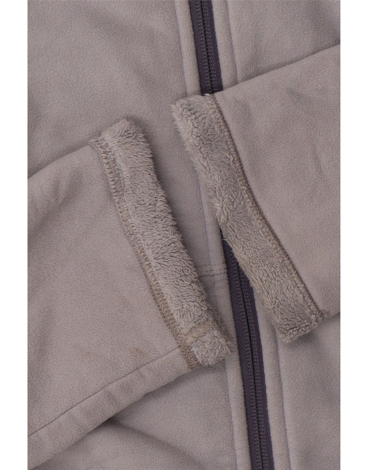 Женская флисовая куртка THE NORTH FACE UK 14, полиэстер среднего серого цвета