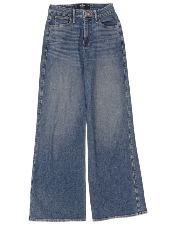 Женские винтажные широкие джинсы Hollister США 1 XS W25 L32 синие