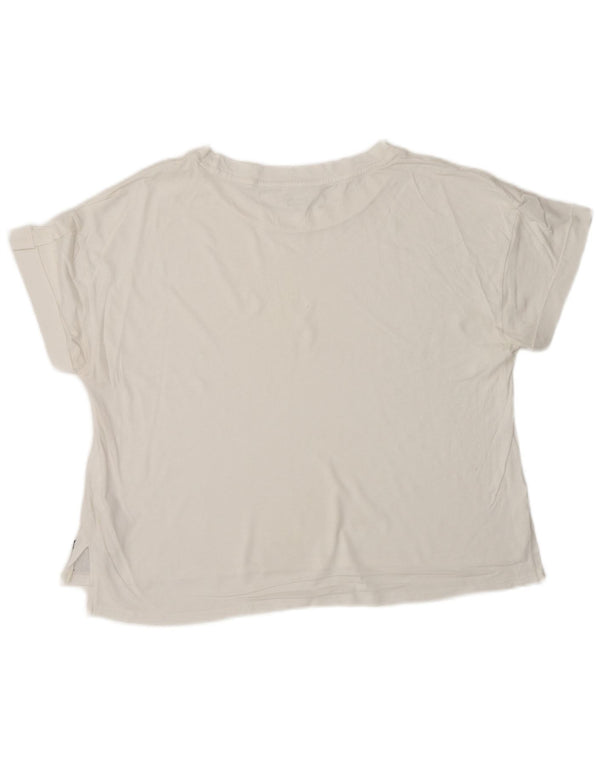 CALVIN KLEIN Womens T-Shirt Top UK 16 Large White