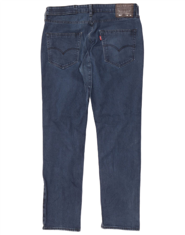 Мужские джинсы Levi's Slim 511 W34 L32 синие