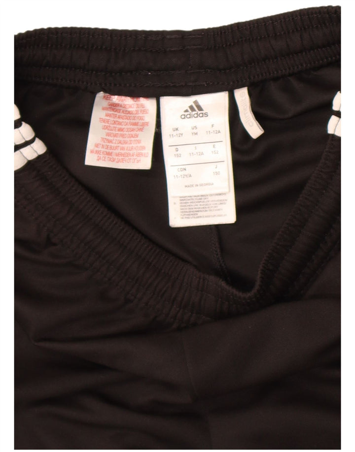 Спортивные шорты ADIDAS Climalite для мальчиков 11-12 лет, черный полиэстер