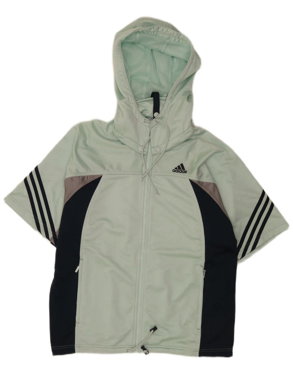 Adidas Мужская спортивная куртка с капюшоном UK 40/42 Medium Бирюзовый
