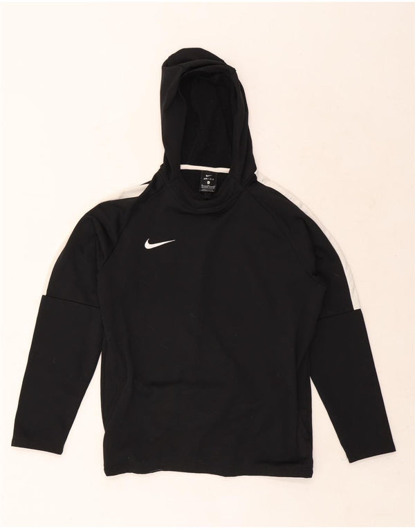 Джемпер с капюшоном Nike для мальчиков обычного кроя, 13–14 лет, размер XL, черный с цветными блоками