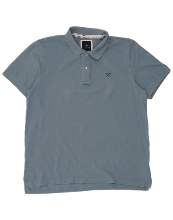 Мужская рубашка-поло Crew Clothing XL, синяя, хлопок