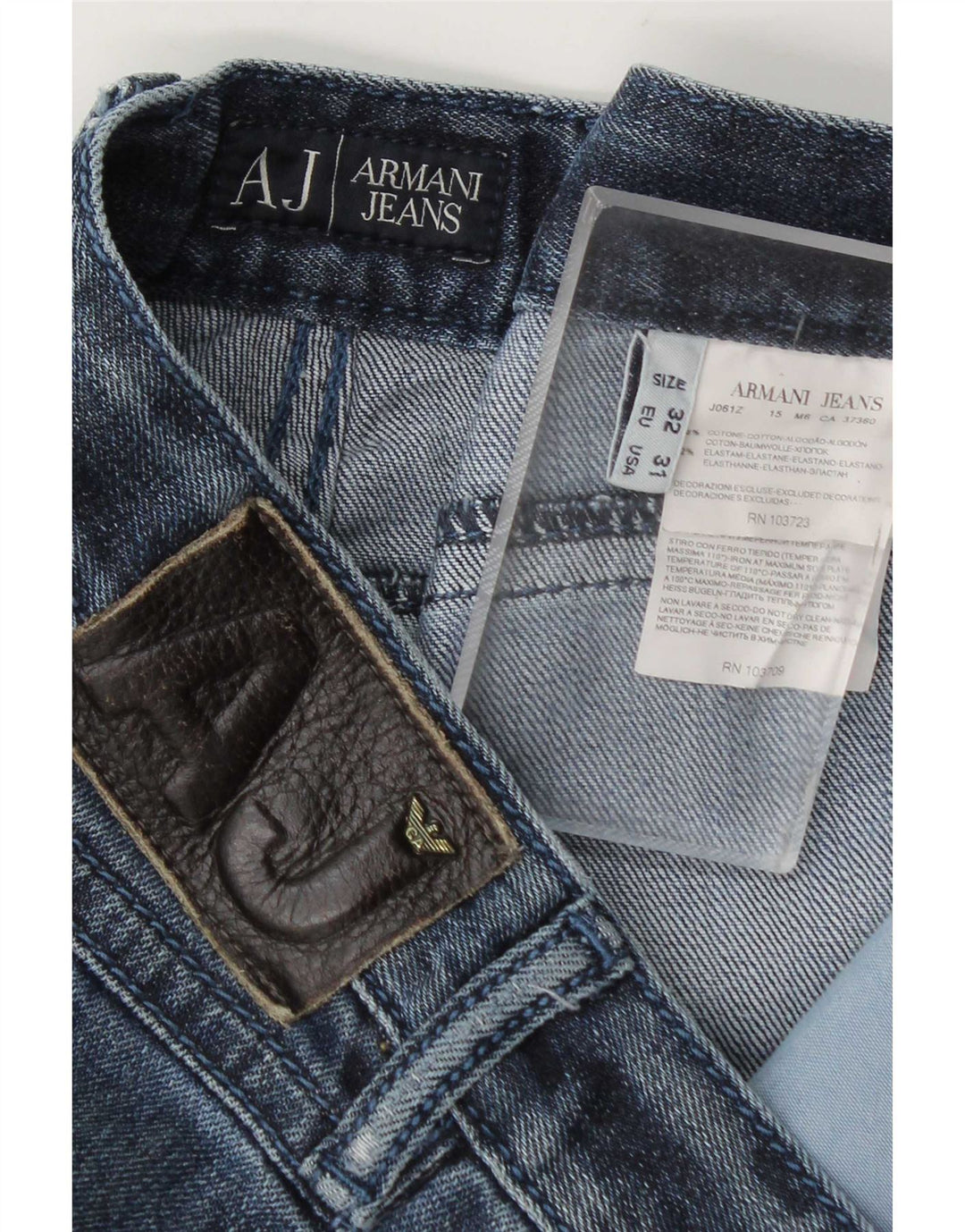 Мужские джинсы Armani Slim W32 L32 Синие, хлопок
