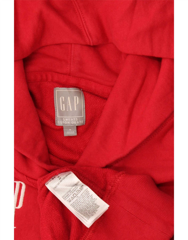 Мужской джемпер с капюшоном Gap, красный, хлопковый, среднего размера