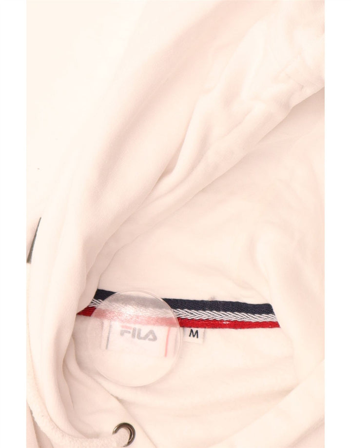 Fila Мужской джемпер с капюшоном с рисунком, средний белый