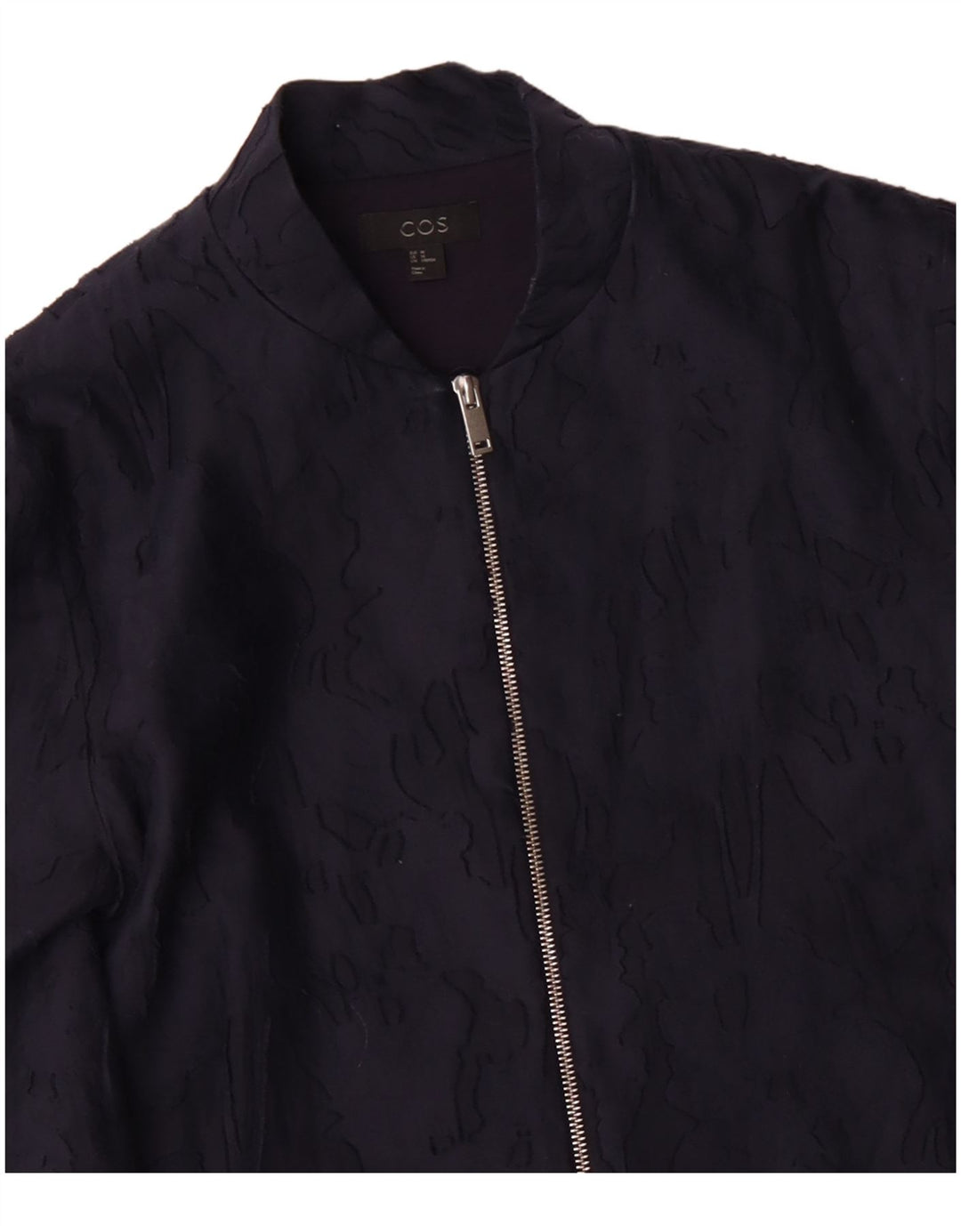 Женское пальто COS EU 40, средний темно-синий камуфляжный хлопок