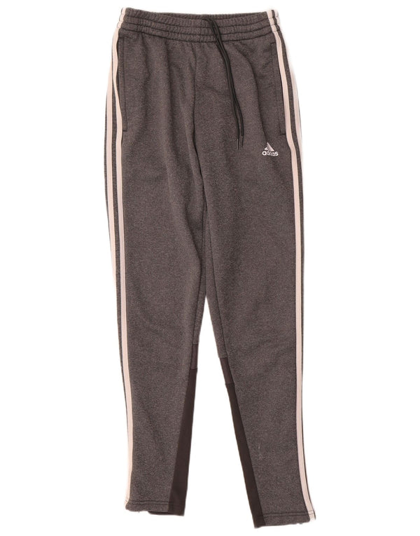 Мужские спортивные брюки Adidas Aeroready XS серого цвета с цветными блоками из полиэстера