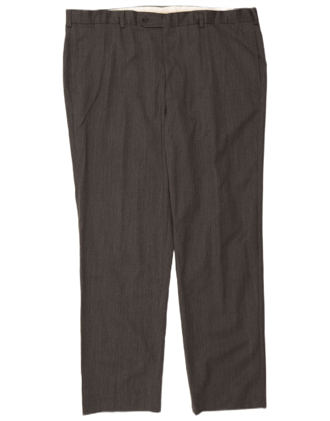 Мужские брюки прямого кроя BROOKS BROTHERS Madison Fit W44 L32 серые, шерстяные