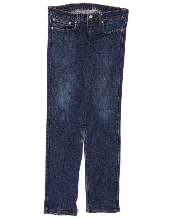 Мужские джинсы Levi's Slim 511 W34 L34 синие, хлопок
