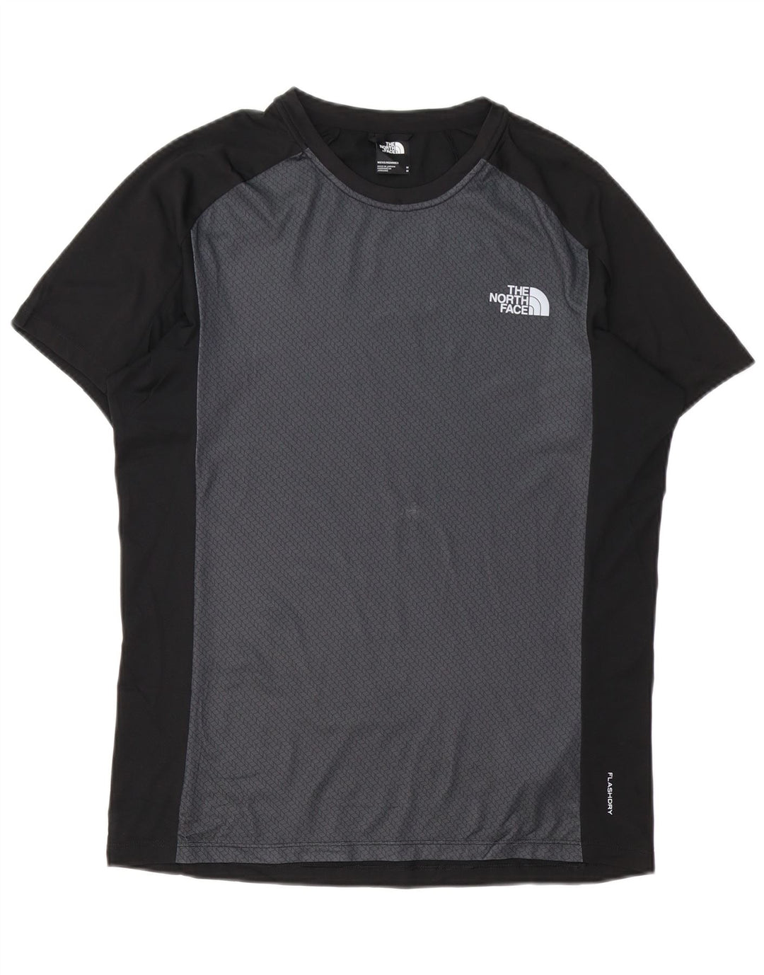 Мужская футболка The North Face, верх, средний черный, полиэстер с цветными блоками