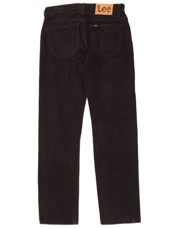 Мужские прямые джинсы Lee W30 L32, черный хлопок