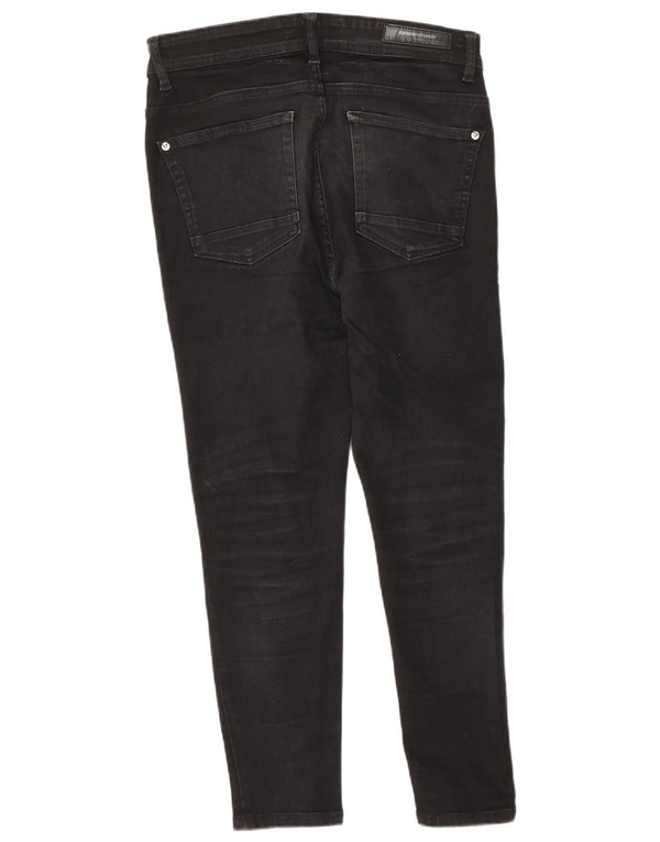 Мужские укороченные джинсы скинни Zara EU 40 Medium W31 L25, черный хлопок
