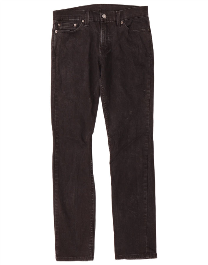 Мужские джинсы Levi's Slim 511 W29 L32, черный хлопок