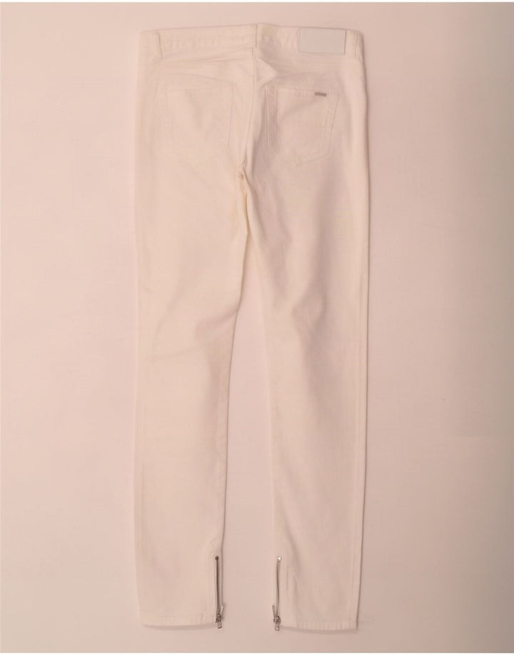 Женские узкие джинсы Hugo Boss W28 L32, белый хлопок