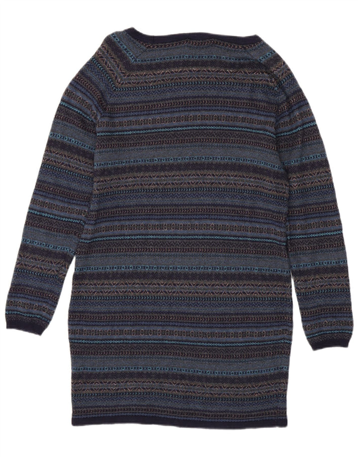 Женское платье-джемпер Marks & Spencer UK 14, средний темно-синий Fair Isle