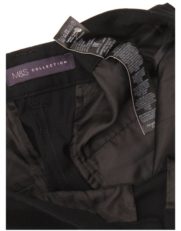 Женские брюки чинос Marks & Spencer UK 12 Medium W34 L29 Черные