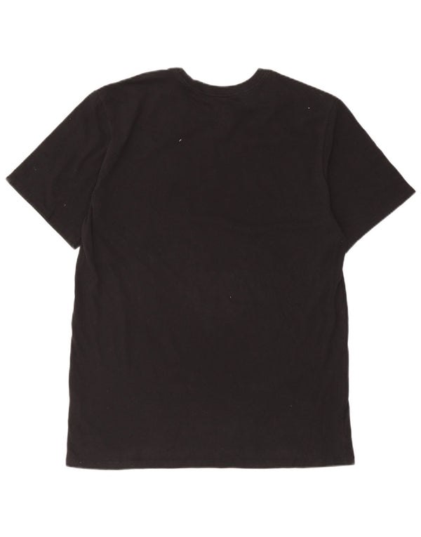 Мужская футболка с рисунком Nike Dri Fit Top XL, черный хлопок