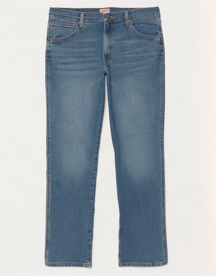 Женские прямые джинсы Wrangler W34 L29, синие, хлопок