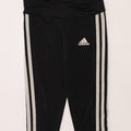 ADIDAS Girls Clima 365 Leggings 7-8 Years Black Polyester Vintage Adidas and Second-Hand Adidas from Messina Hembry 