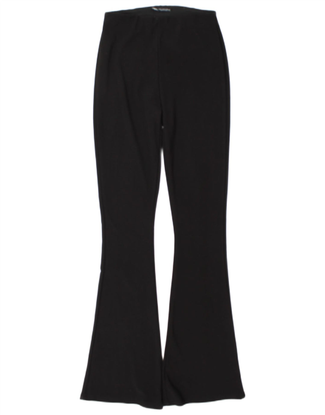 Женские леггинсы-клеш Zara UK 14, средний черный полиэстер