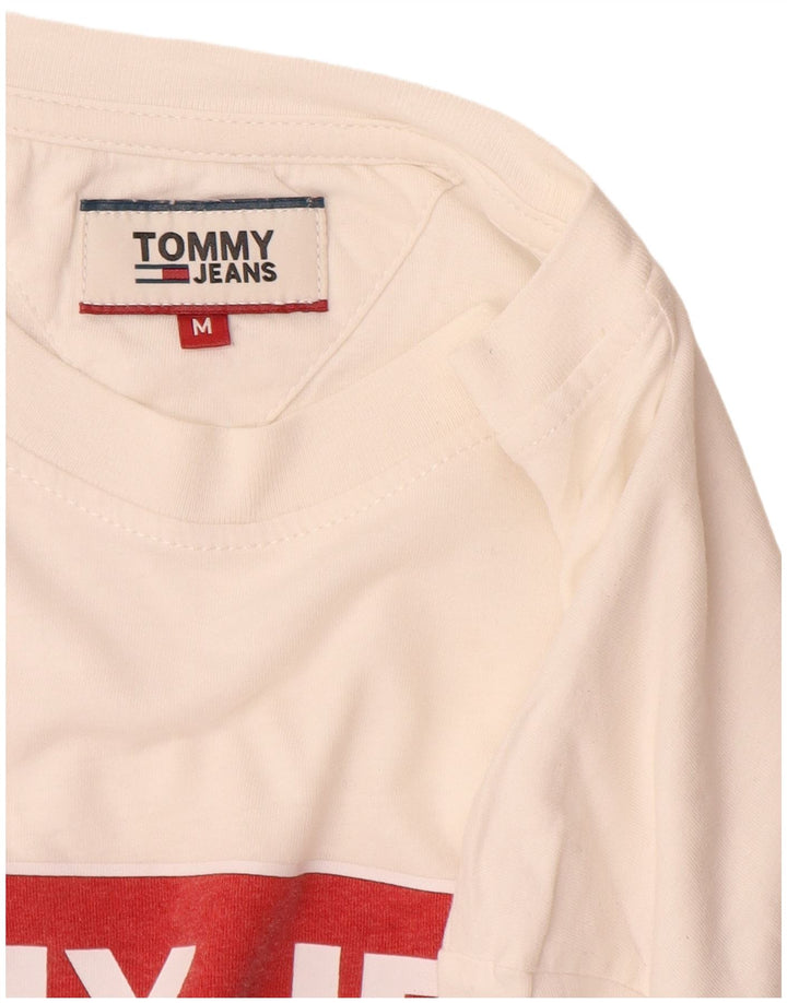 Мужская футболка с рисунком Tommy Hilfiger, средний белый
