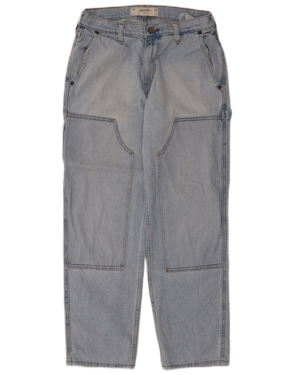 Женские свободные джинсы-карго Hollister W29 L30, синий хлопок
