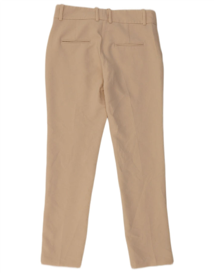 Женские брюки чинос узкого кроя Zara XS, бежевый полиэстер