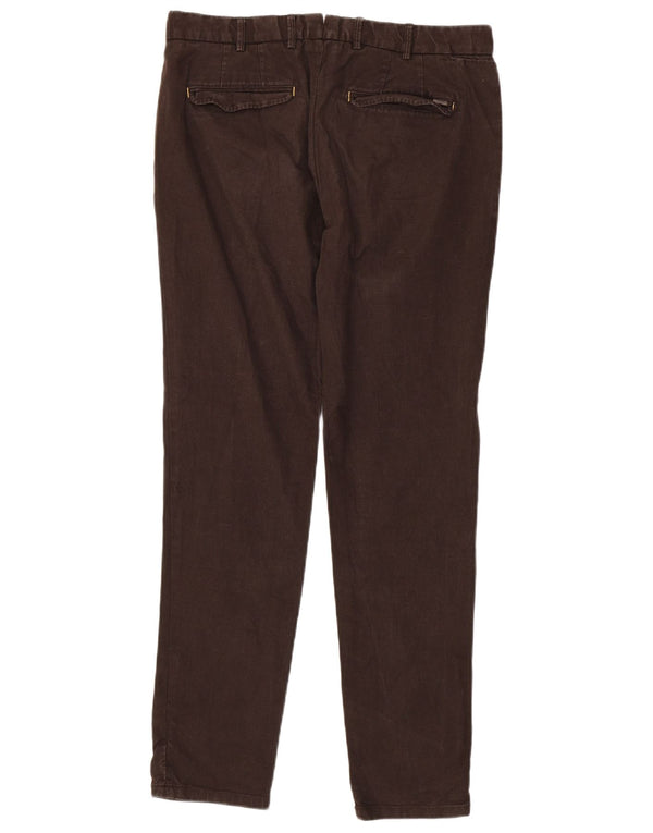 Мужские узкие костюмные брюки Zara EU 42, большие W32 L32, коричневые