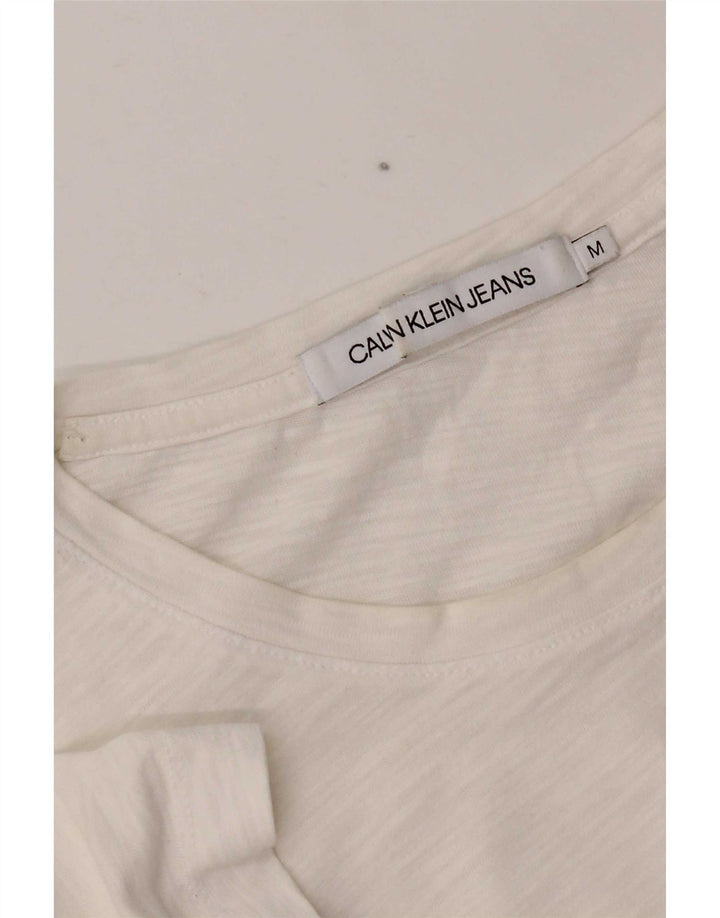 Женская футболка Calvin Klein Jeans Top UK 14 Medium White