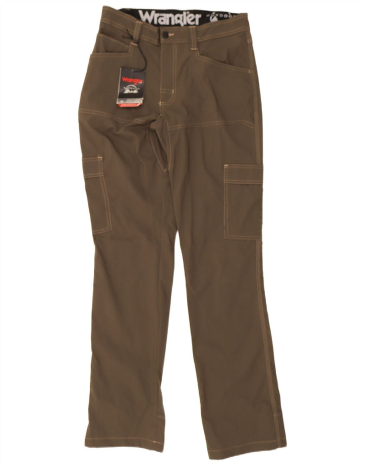 Мужские прямые брюки-карго Wrangler W30 L34, коричневый нейлон