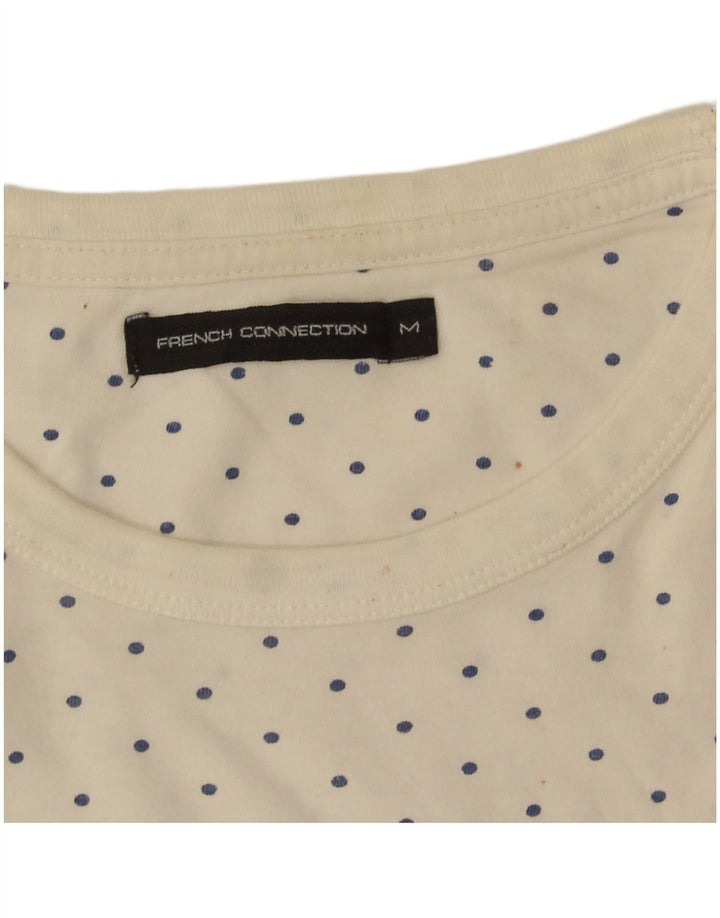 Мужская футболка French Connection Top Medium Off White Spotted