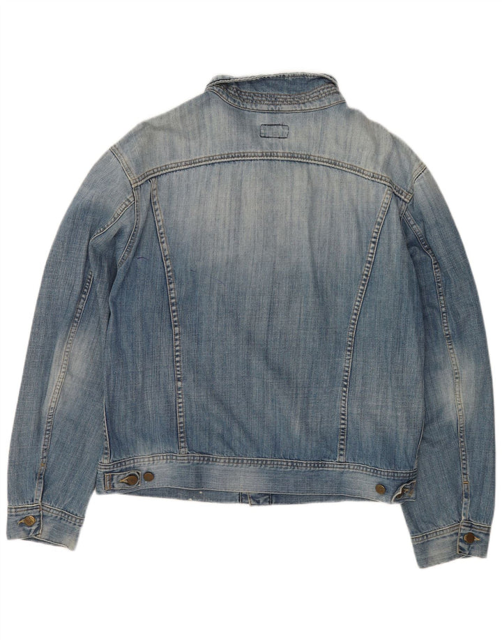 Мужская джинсовая куртка Lee UK 44 2XL, синяя, хлопок