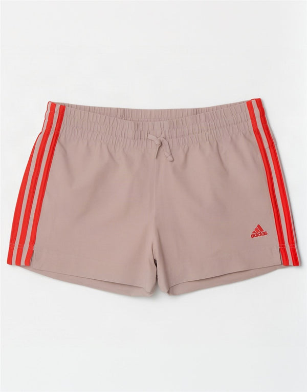 Женские спортивные шорты Adidas UK 16/18, большие серые, хлопок