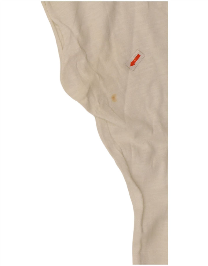 TOMMY HILFIGER Женская футболка оверсайз с рисунком Top UK 10, маленький белый