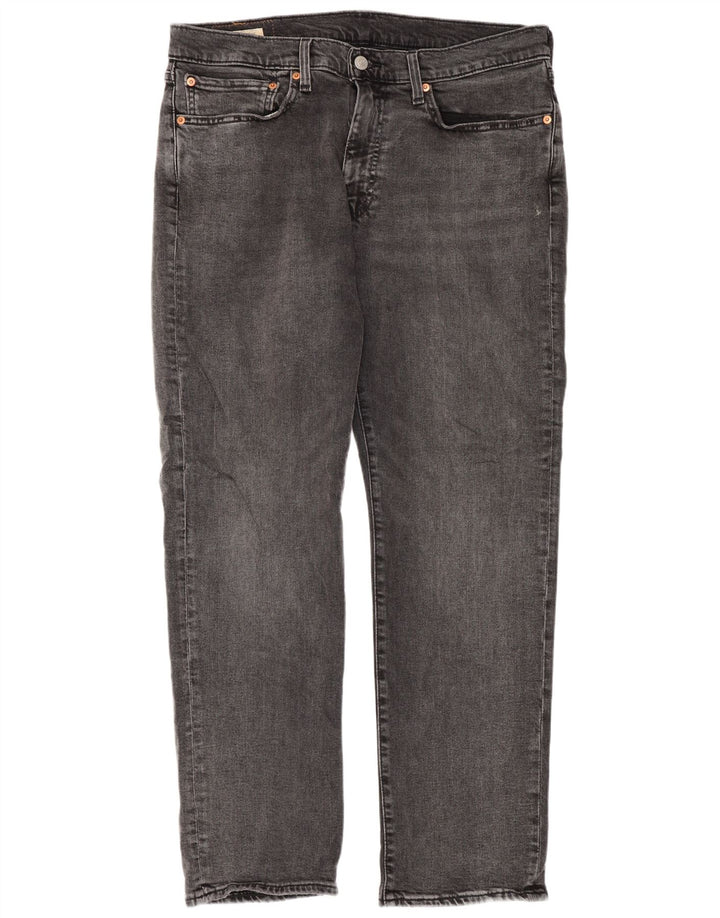 Мужские прямые джинсы Levi's 514 W34 L30 серые, хлопок