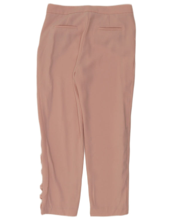Женские укороченные брюки Zara Medium W28 L25 Розовые