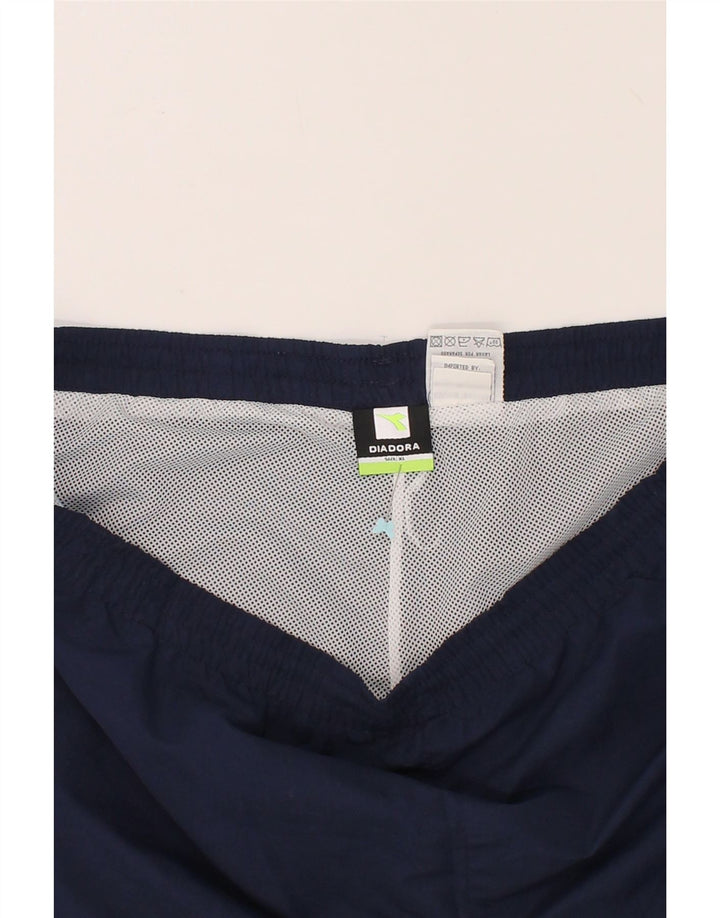 DIADORA Mens Tracksuit Trousers XL Navy Blue Polyester Vintage Diadora and Second-Hand Diadora from Messina Hembry 