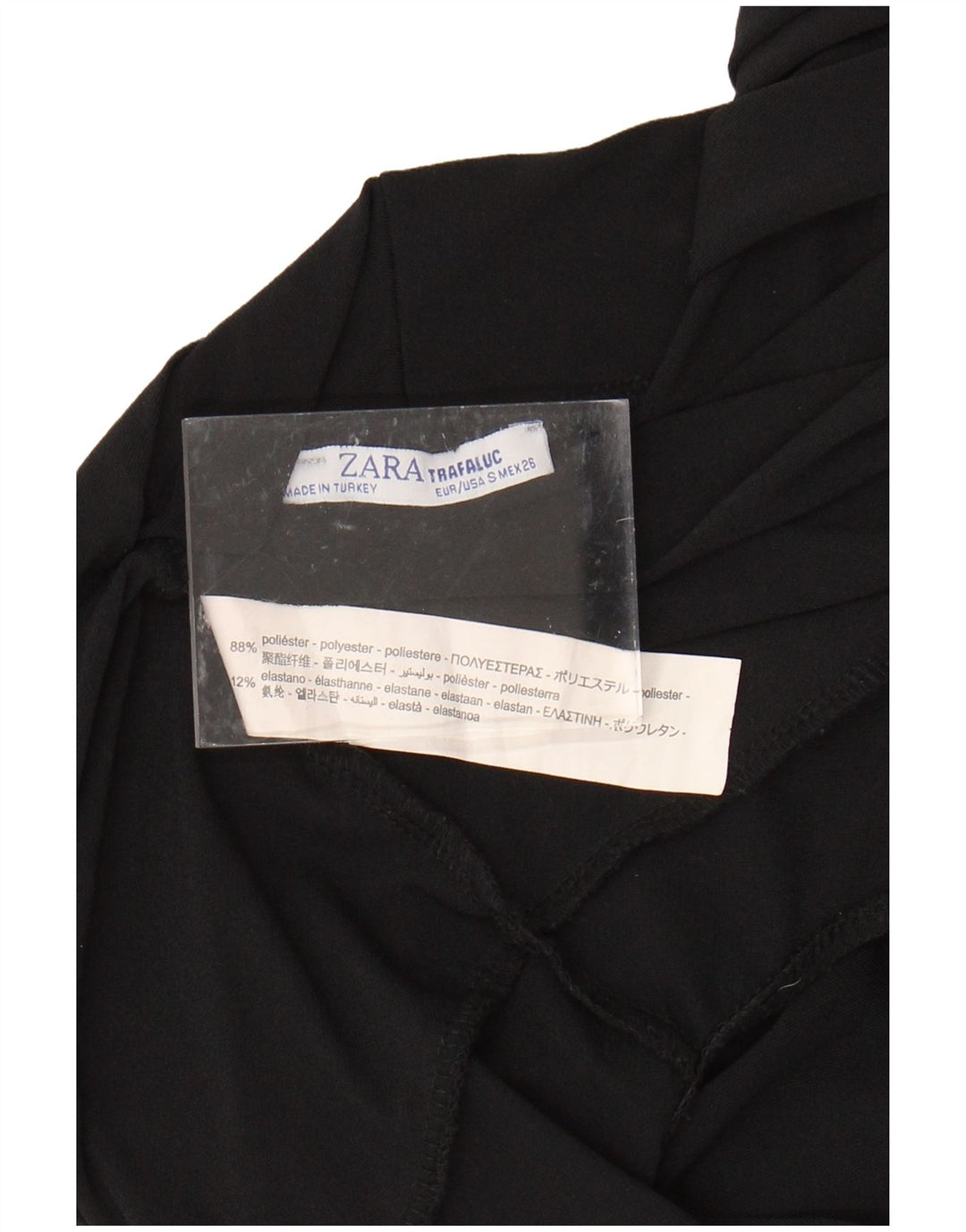 Женское боди без рукавов ZARA Trafaluc UK 10, маленький черный полиэстер