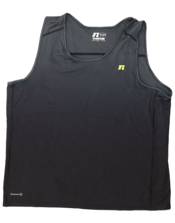 Мужской жилет RUSSELL ATHLETIC UK 46/48 XL, черный полиэстер