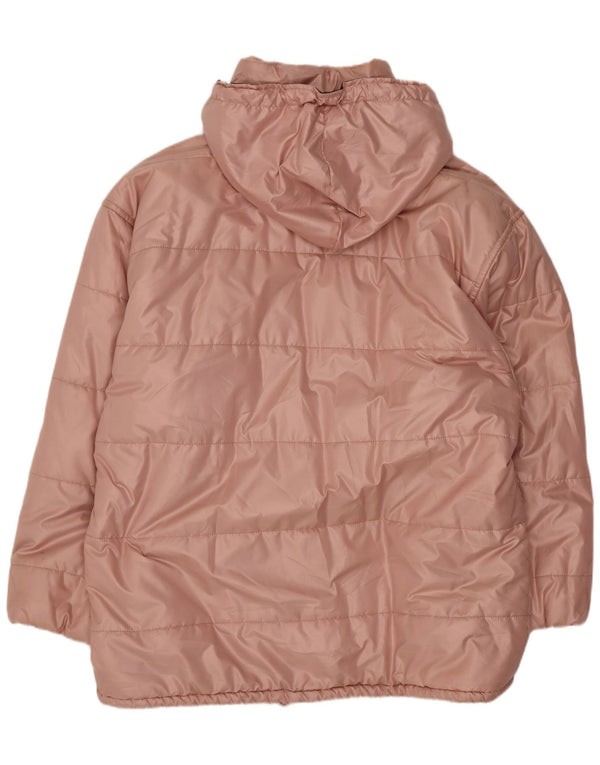 Belfe & Womens Oversized-дутая куртка с капюшоном IT 46, большой розовый полиэстер