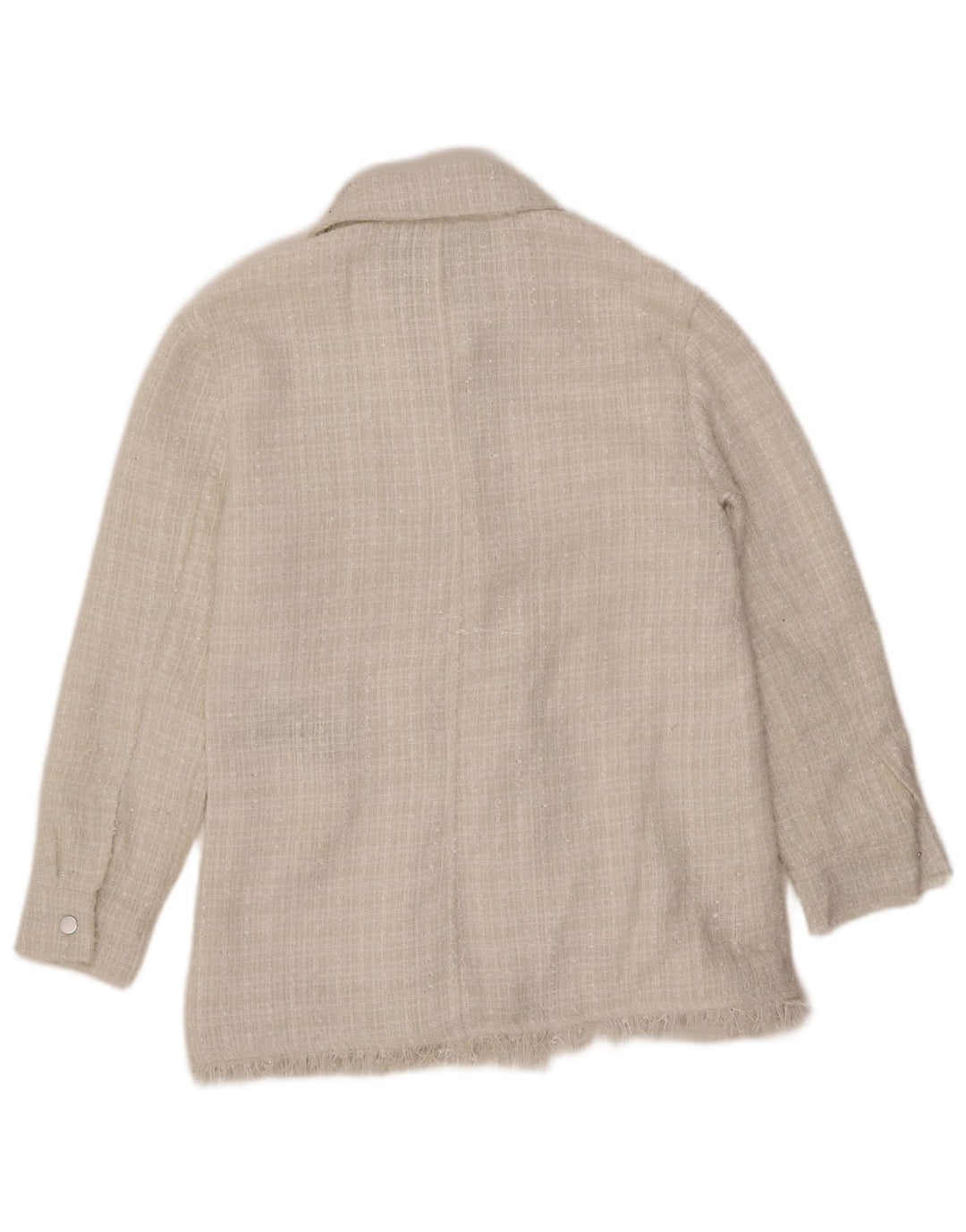 Женский бомбер 7 FOR ALL MANKIND UK 12, средний белый полиэстер