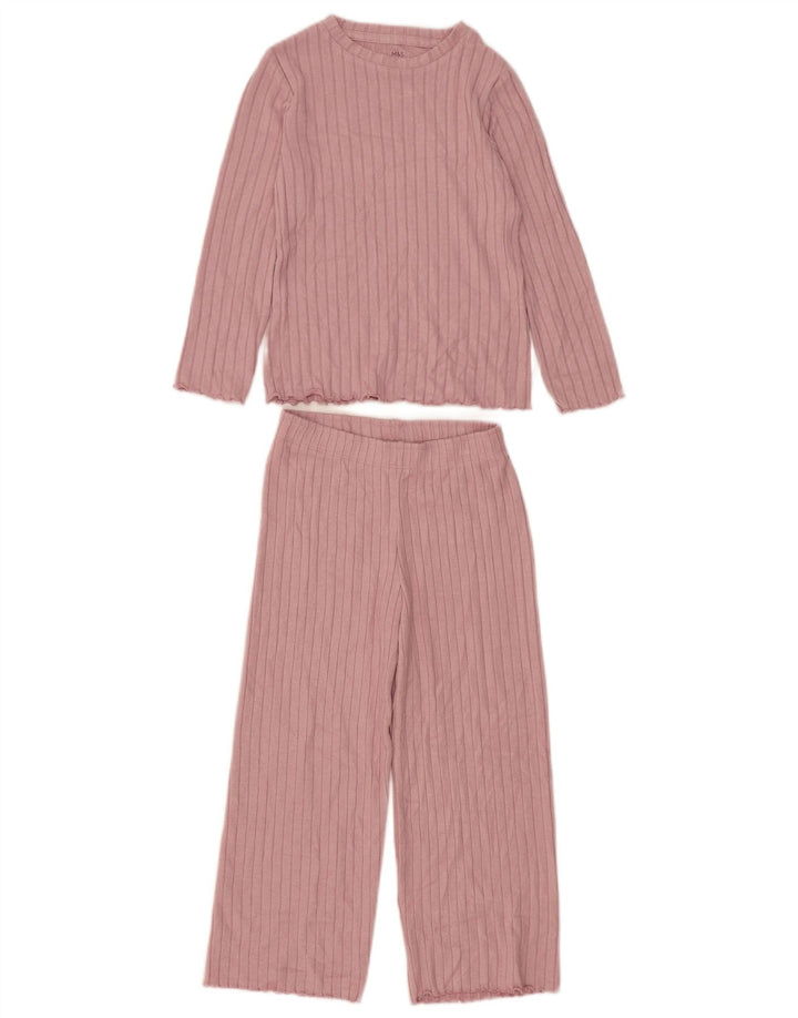 Комплект из 2 предметов для девочек Marks & Spencer, 5-6 лет, розовая вискоза