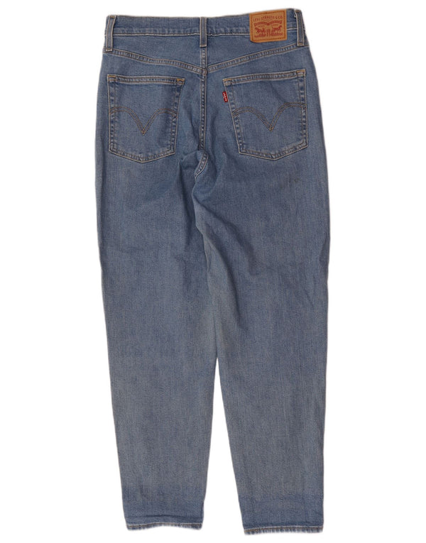 Женские зауженные джинсы Levi's Mom Jean с высокой талией W29 L27, синий хлопок