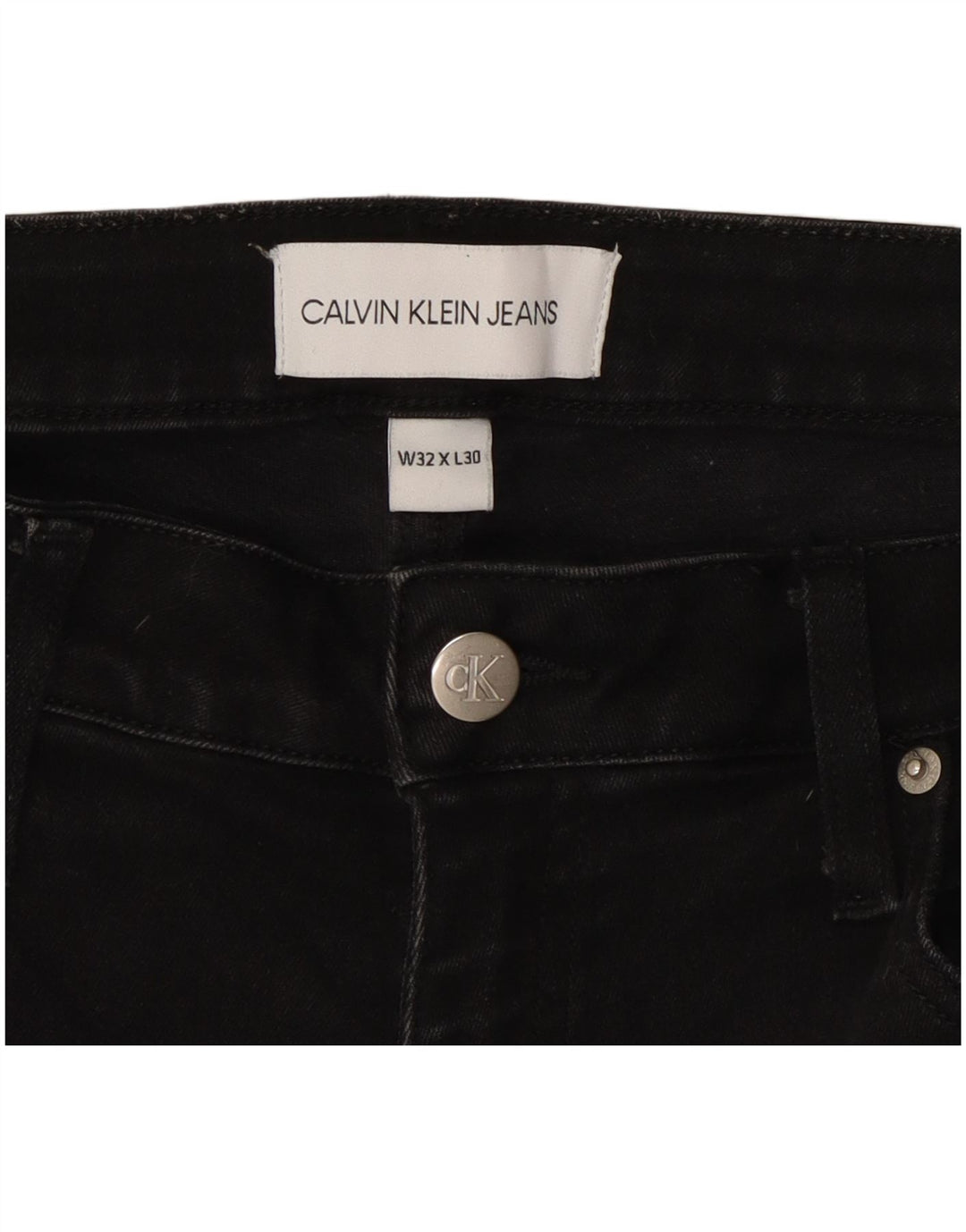 Женские джинсы скинни Calvin Klein W32 L30 черные