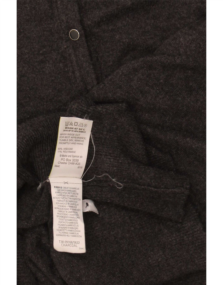 Женский кардиган Marks & Spencer UK 14 Средний Серый Вискоза